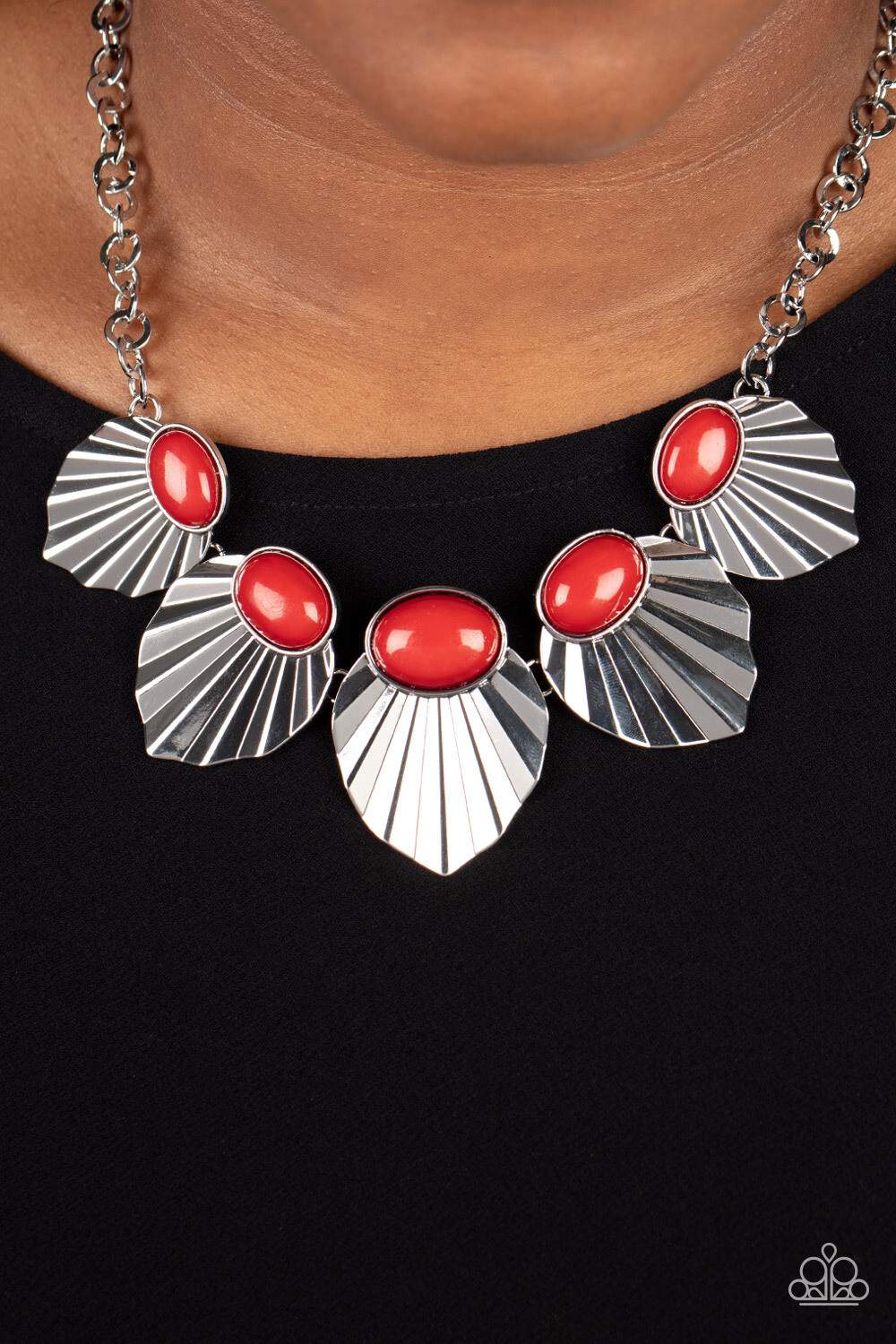 Fearlessly Ferocious - Red Necklace