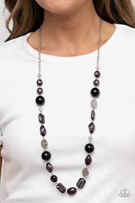 Timelessly Tailored - Black Necklace