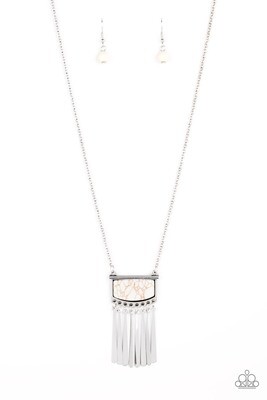 Plateau Pioneer - White Necklace