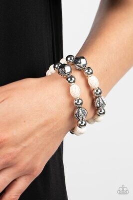 Sagebrush Saga - White Bracelet