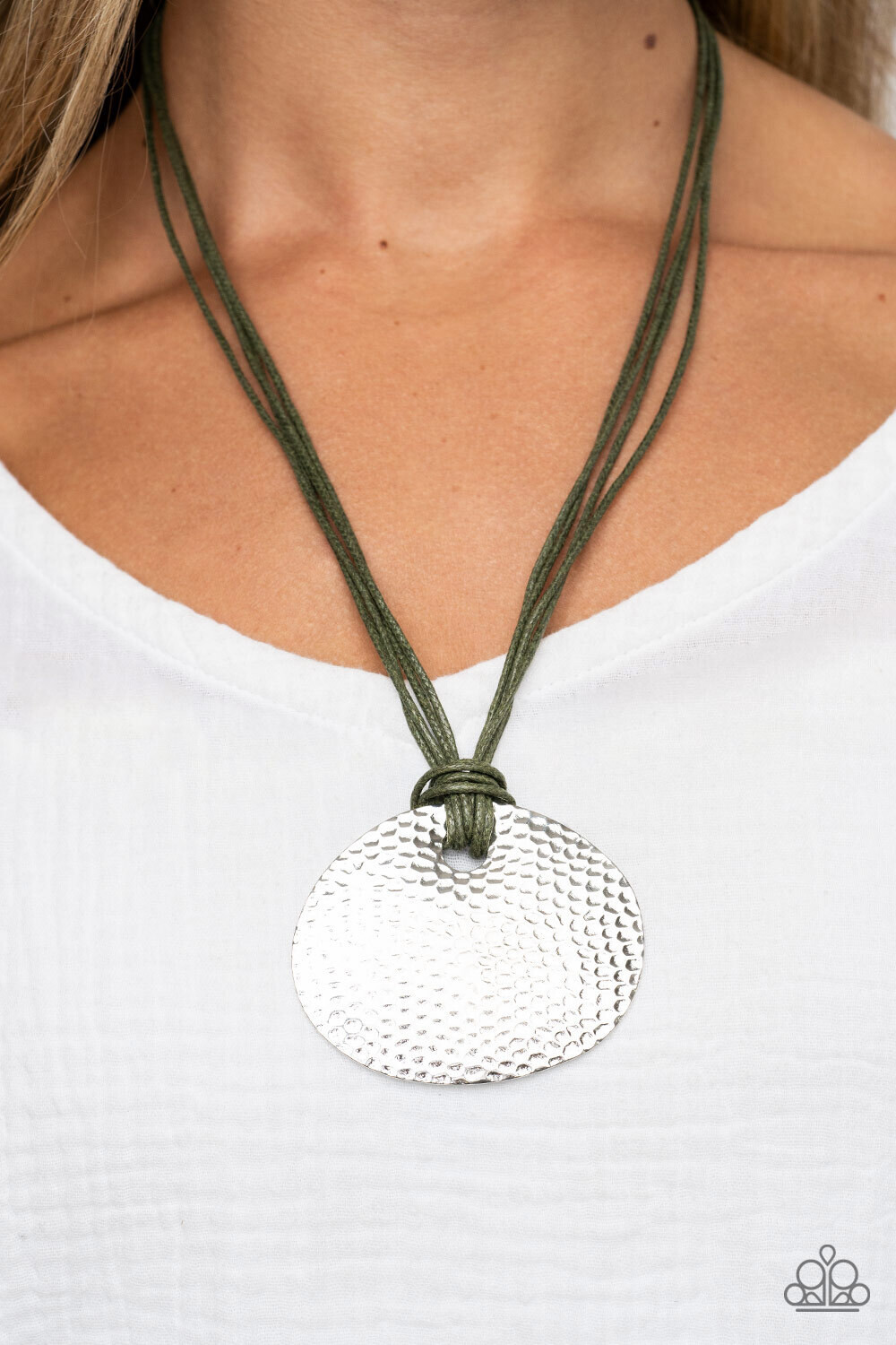 Rural Reflex - Green Necklace