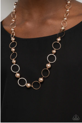Metro Milestone - Rose Gold Necklace