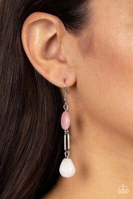 Stone Apothecary - Multi Pink/White Earring