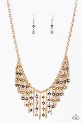 Rebel Remix - Multi Gold Necklace