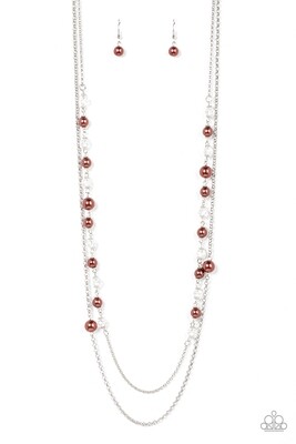 Venice Vanity - Brown Necklace