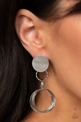 Industrialized Fashion - Silver Earring