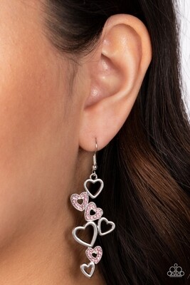 Sweetheart Serenade - Pink Pearl Earring