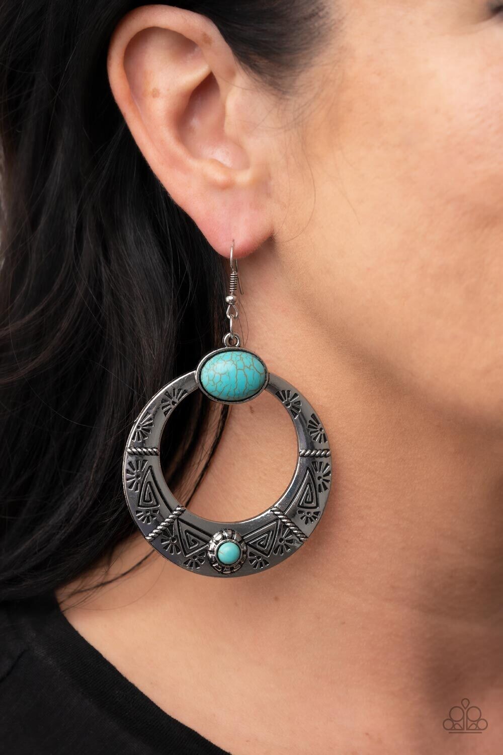 Garden Glyphs - Blue Earring