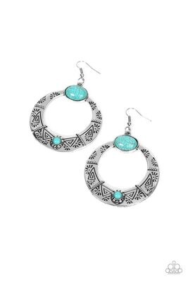 Garden Glyphs - Blue Earring