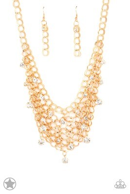 Fishing for Compliments - Blockbuster Gold Necklace