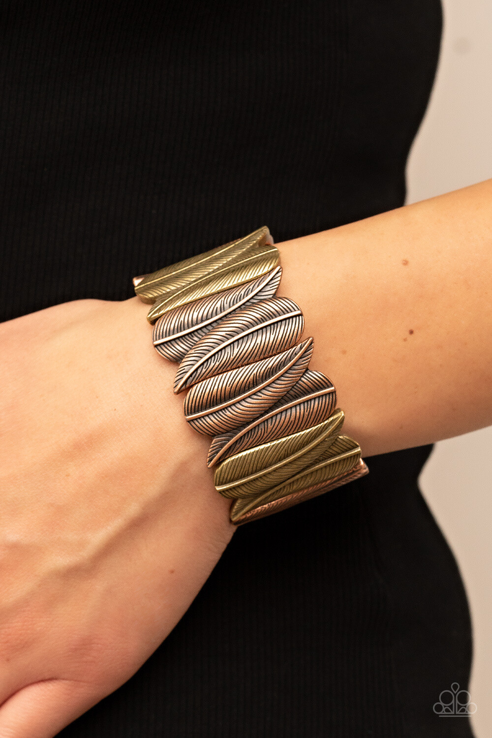 Cabo Canopy - Brass-Copper Multi Bracelet