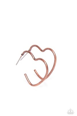 Burnished Beau - Copper Earring