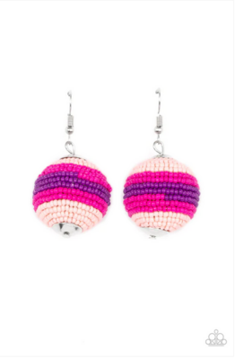 Zest Fest - Multi Pink  Earrings