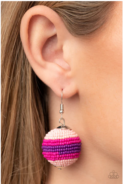 Zest Fest - Multi Pink  Earrings