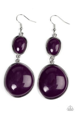 Soulful Samba - Purple Earring