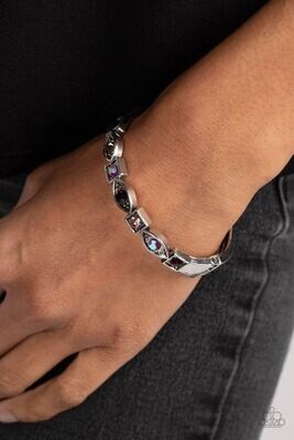 Poetically Picturesque - Purple Bracelet
