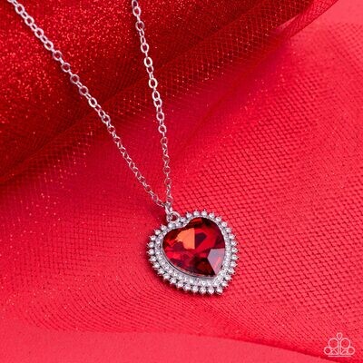 Sweethearts Stroll - Red Necklace