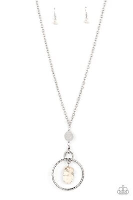 Keep the PIECE - White Necklace