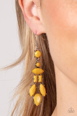 Visually Vivacious - Yellow Earring