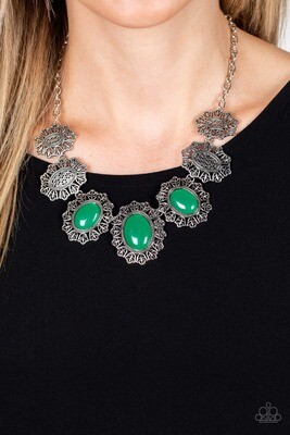 Forever and EVERGLADE - Green Necklace