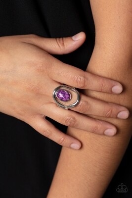 Marble Masterpiece - Purple Ring