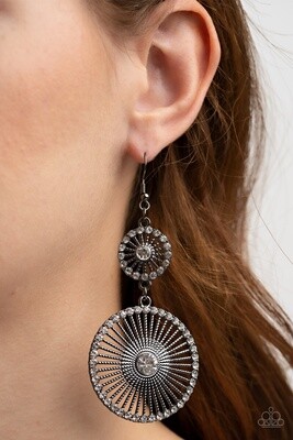 Bring Down the Wheelhouse - Black Earring