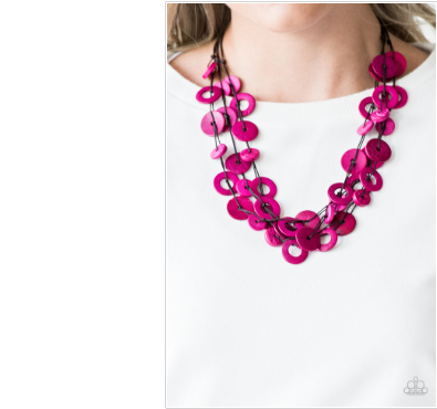 Wonderfully Walla Walla - Pink Necklace
