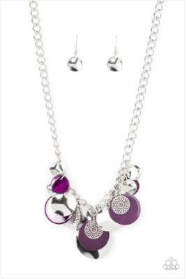 Oceanic Opera - Purple Necklace