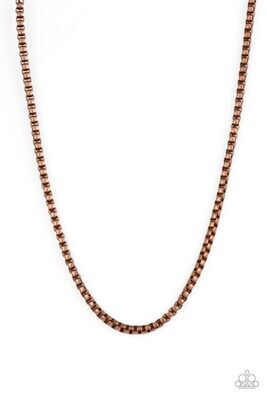 No Endgame in Sight - Copper Men's Necklace