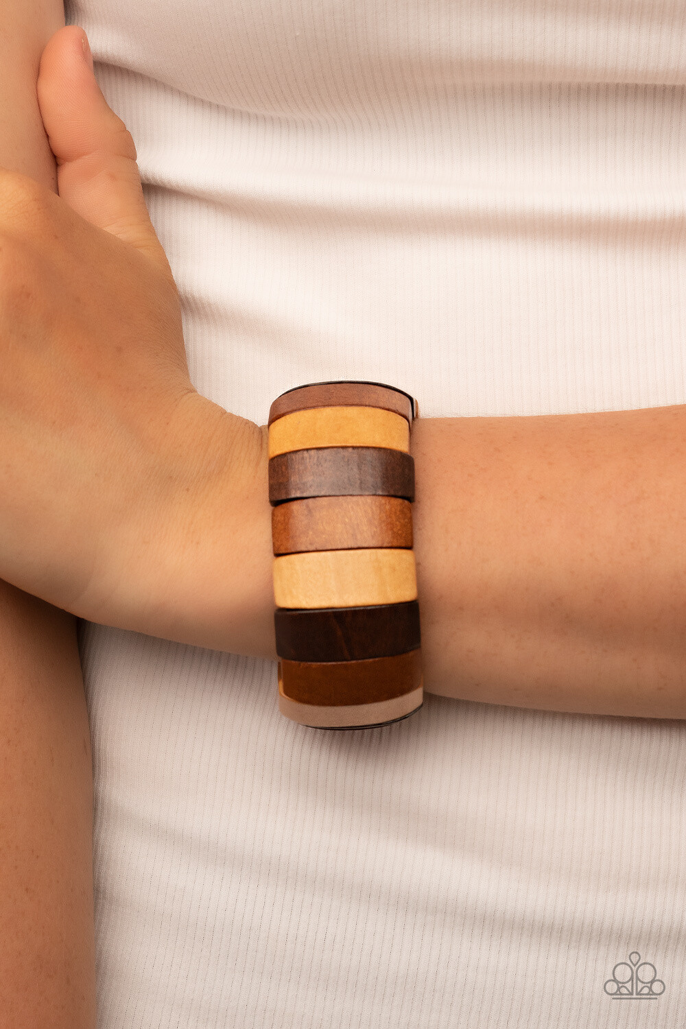 Island Grind - Multi Wood Bracelet
