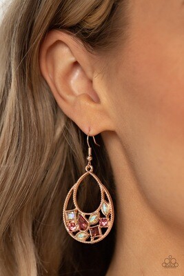 Regal Recreation -  Rose Gold Earring