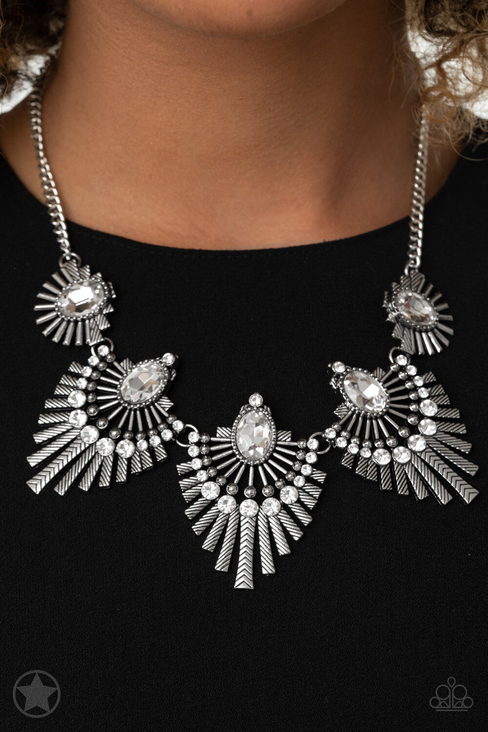 Miss YOU-niverse - Silver Blockbuster Necklace