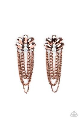Reach for the SKYSCRAPERS - Copper Earrings