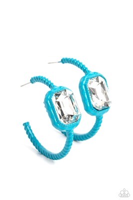 Call Me TRENDY - Blue  Earring