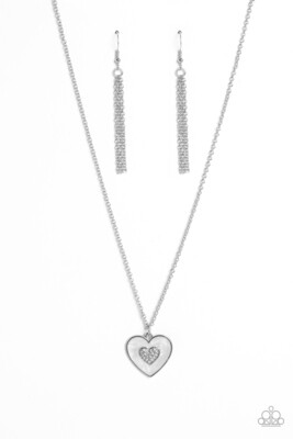 So This Is Love - White Necklace