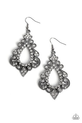 Fit for a DIVA - Black Earrings