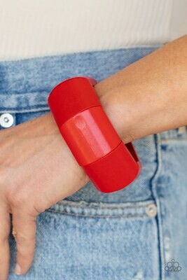 Coconut Cove - Red Wood Bracelet