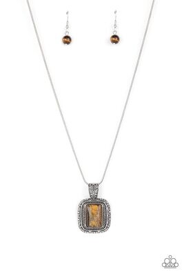 Right Hand TALISMAN - Brown Necklace