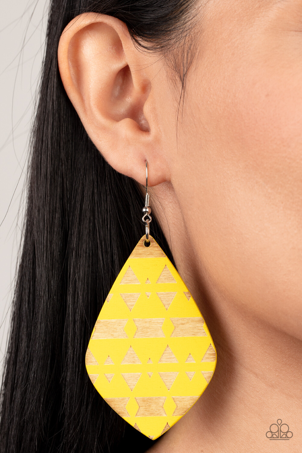 Zimbabwe Zoo - Yellow Wood Earring