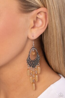 Botanical Escape - Brown Earring