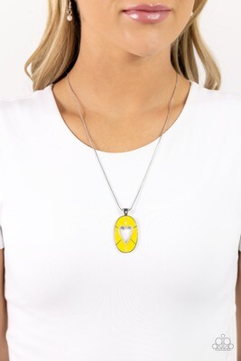 Airy Affection - Yellow Heeart Necklace