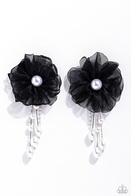 Dripping in Decadence - Black Earring