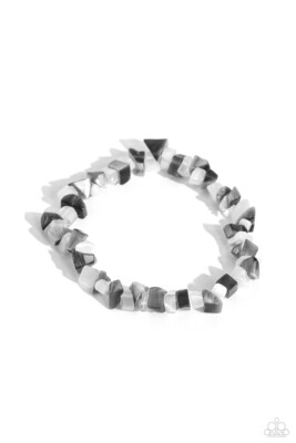 Chiseled Cameo - Silver Urban Bracelet
