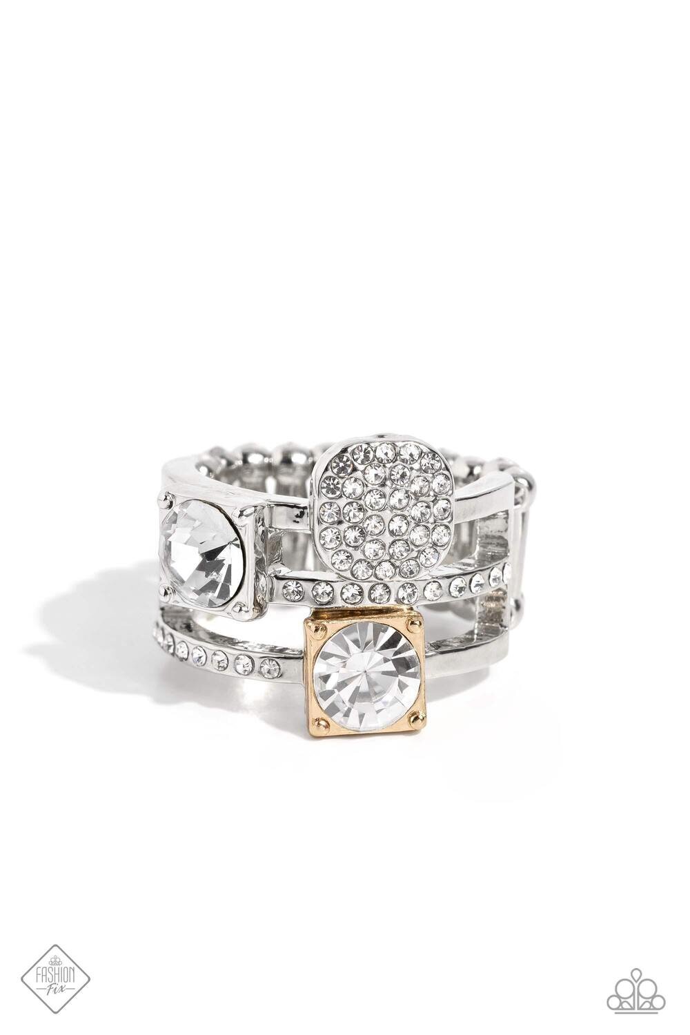 Tailored Two-Tone - Multi Gold Ring