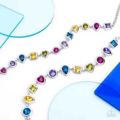 Abstract Admirer - Multi Necklace 
