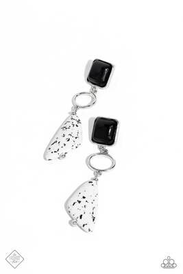 High-End Hallmark - Black FF Earring