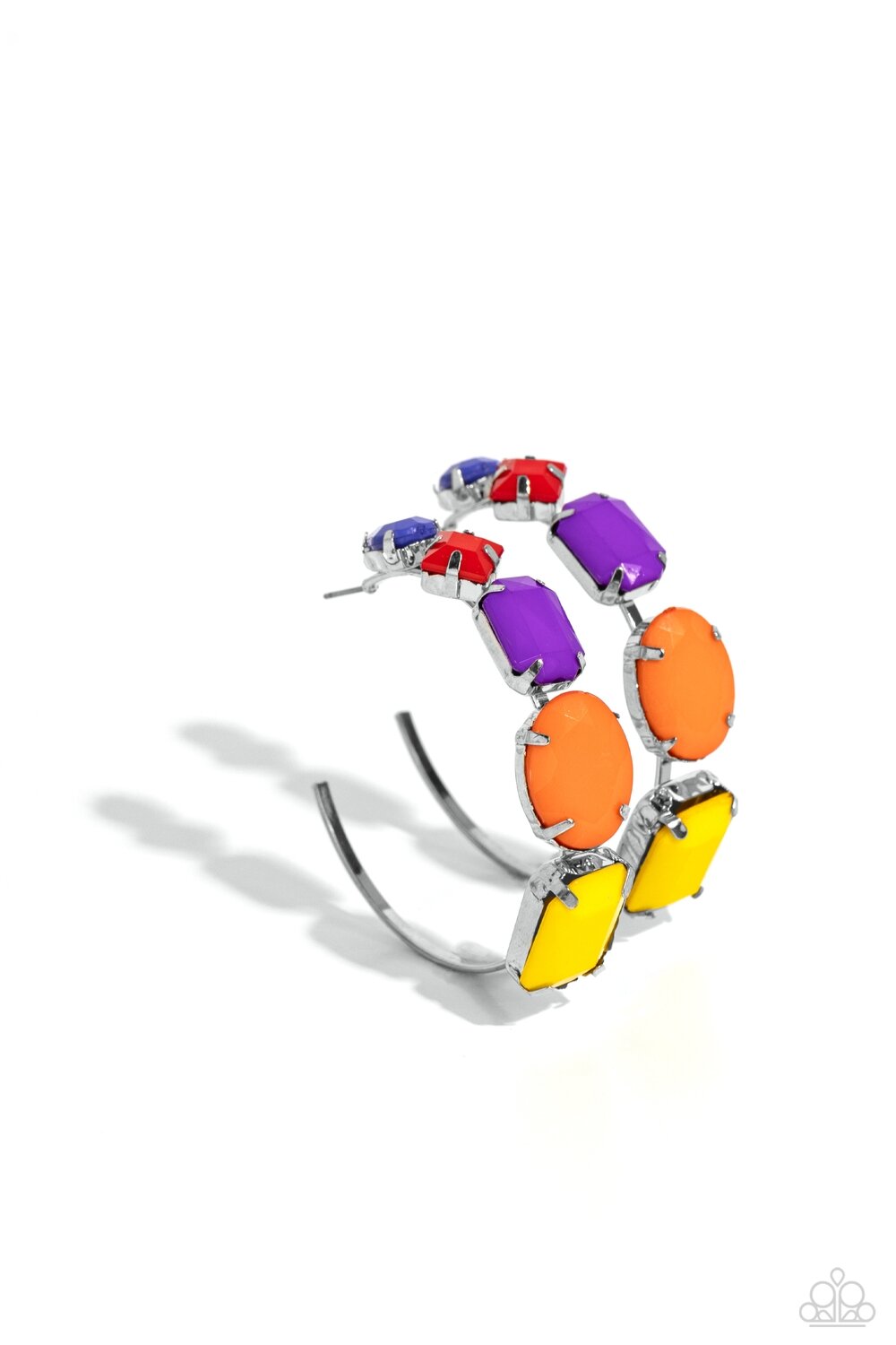 Geometric Gamer - Multi Hoop Earring