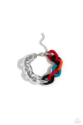 Candid Contrast - Black/Multi Bracelet