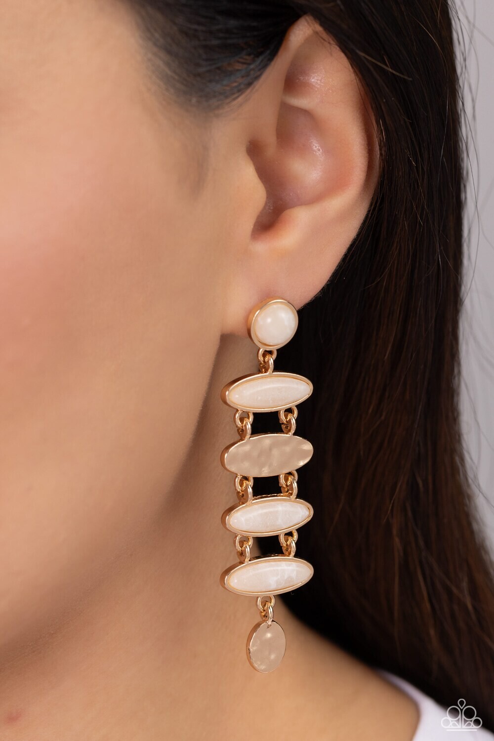 Rustic Reverie - Gold Earrings
