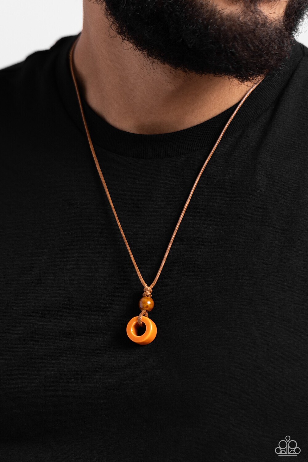 Sunset Sabbatical - Orange Urban Necklace